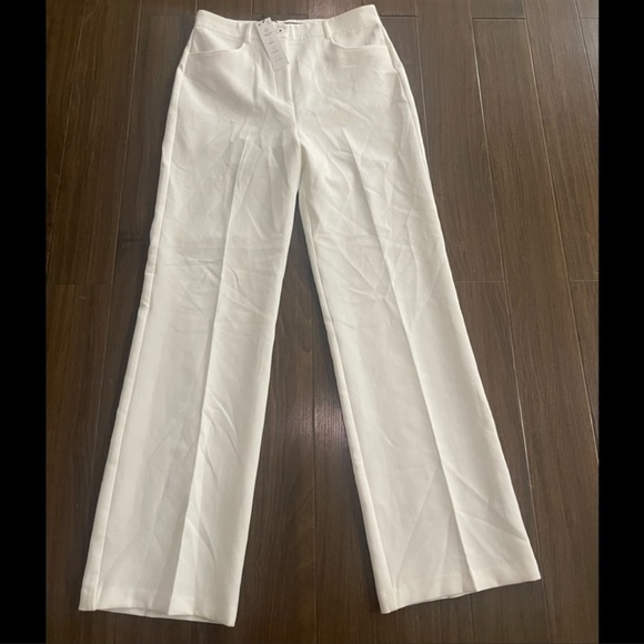 Zara Pants & Jumpsuits Zara Blogger White Full Length Trousers